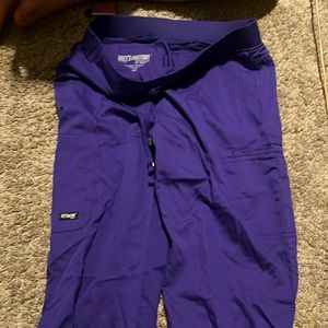 purple greys anatomy joggers